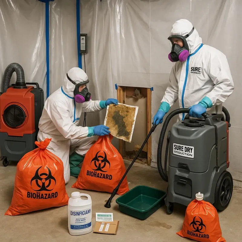 Contaminated Water Handling Protocols process in Mount Gilead, NC