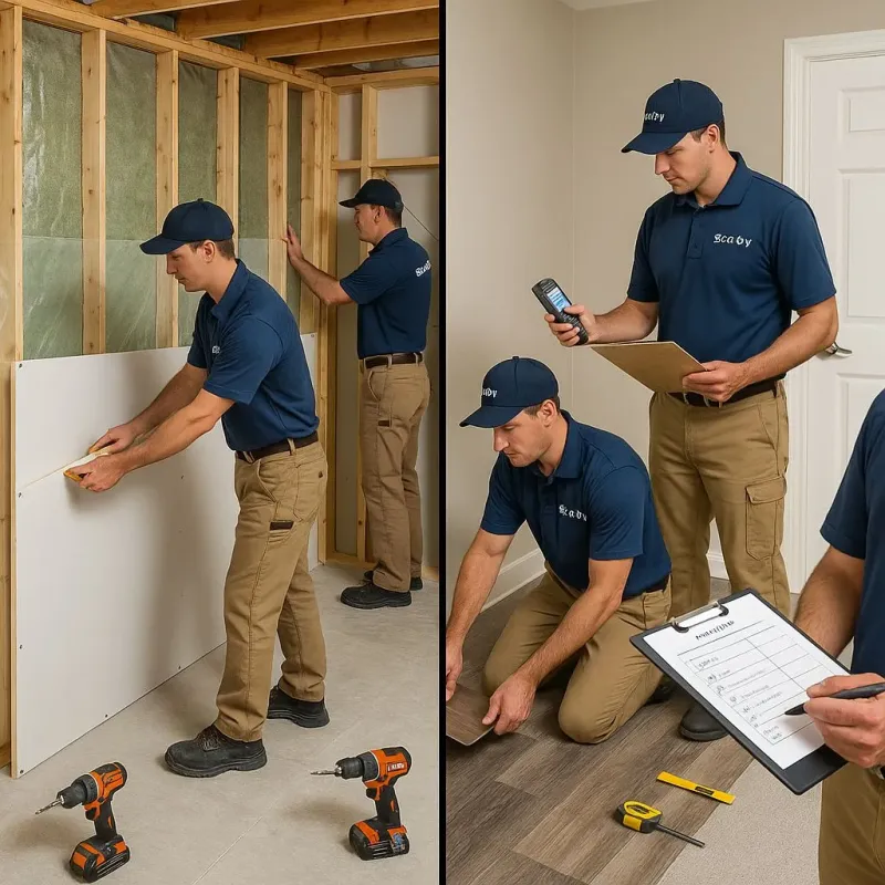 Repairs and Reconstruction process in Mount Gilead, NC