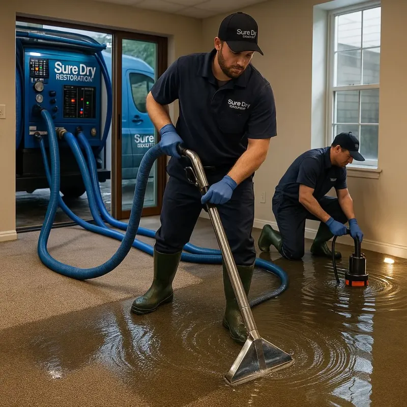 Water Extraction and Removal process in Mount Gilead, NC